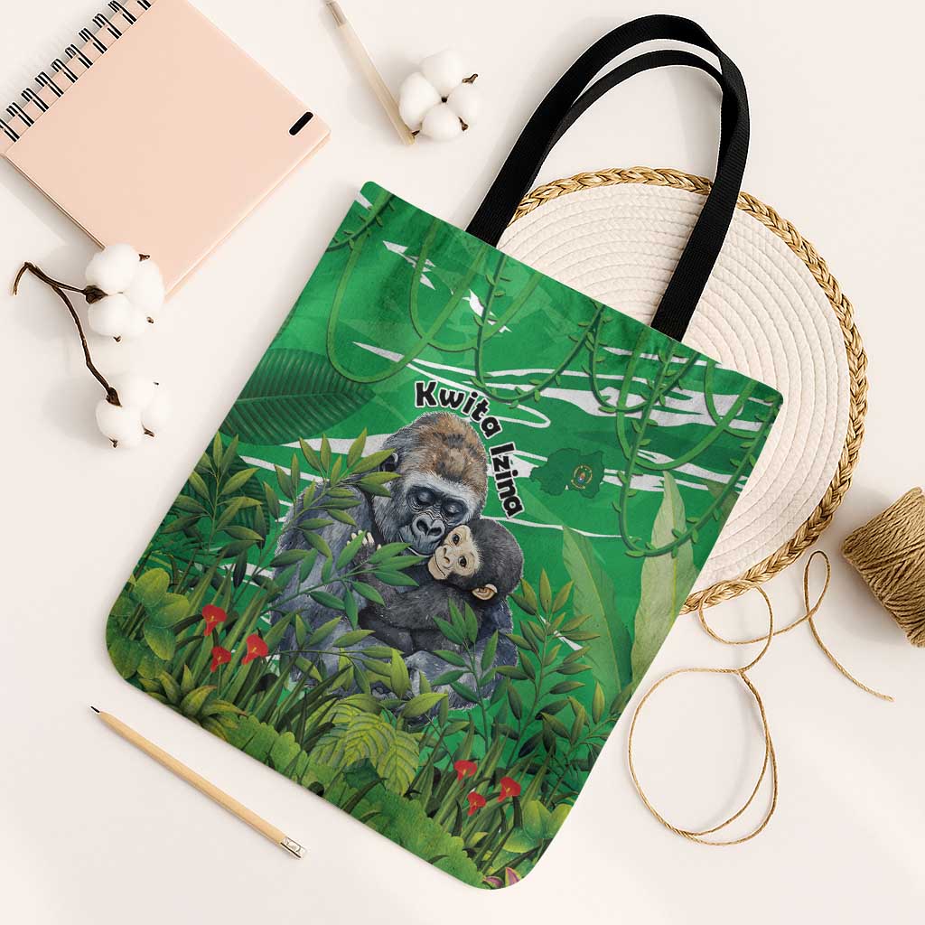Rwanda Kwita Izina Tote Bag Name a Gorilla - Save a Species - Wonder Print Shop