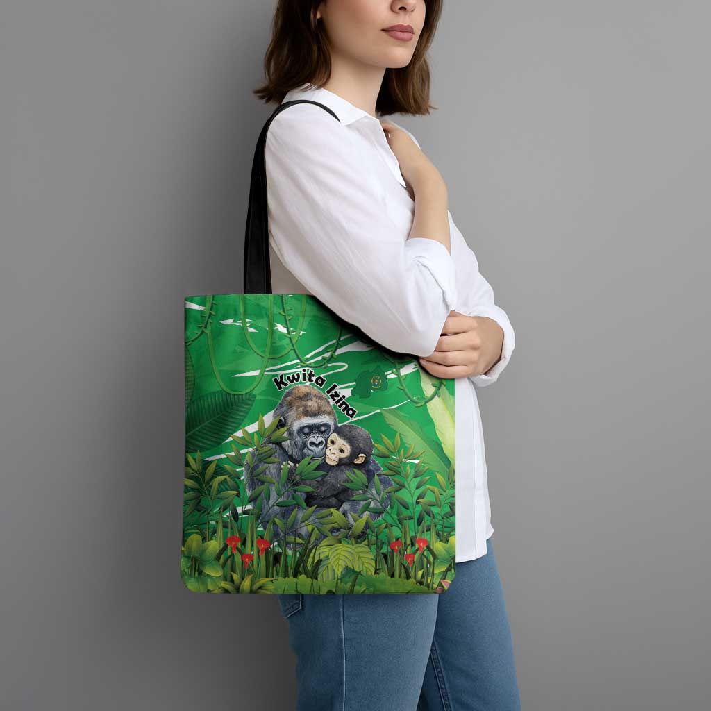 Rwanda Kwita Izina Tote Bag Name a Gorilla - Save a Species - Wonder Print Shop