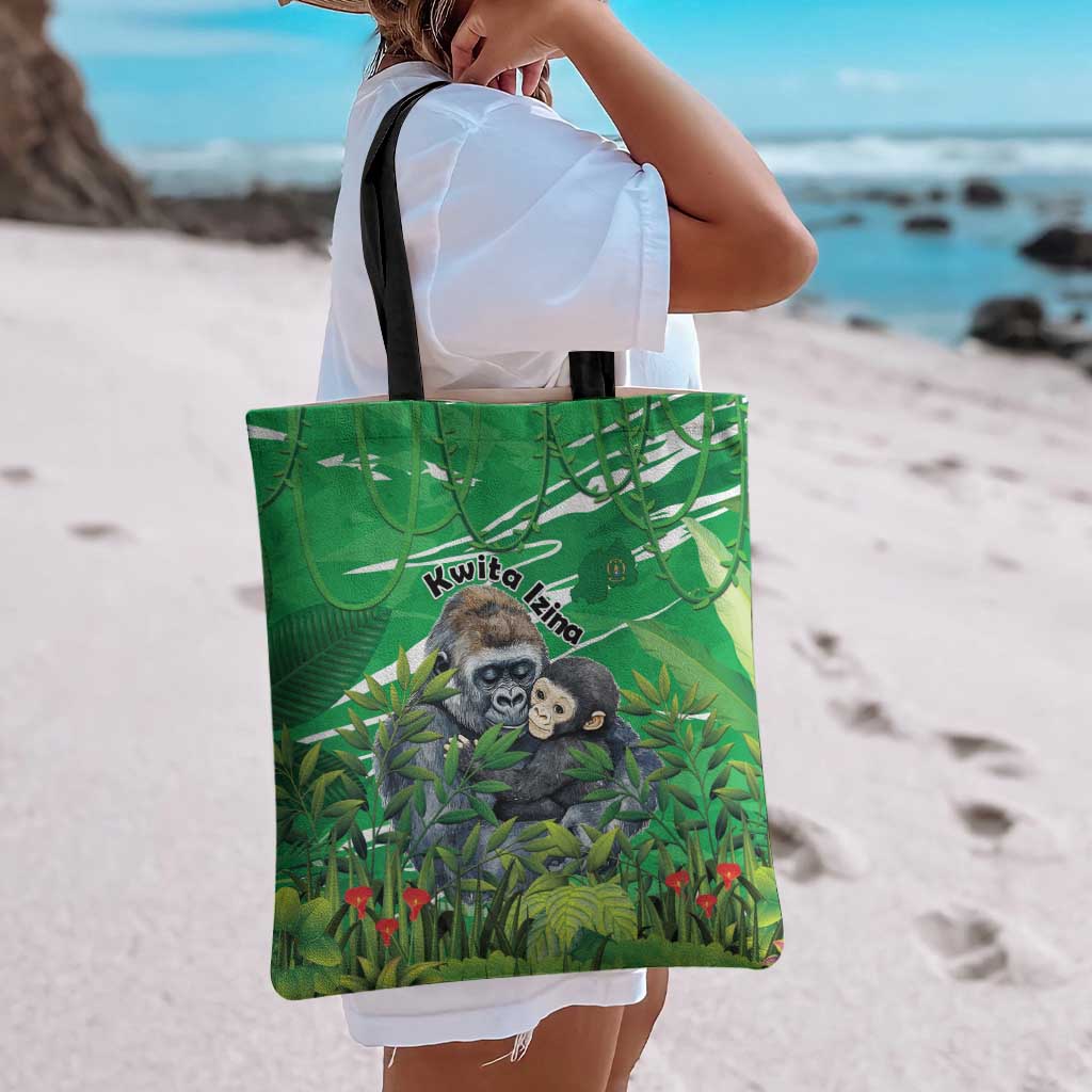 Rwanda Kwita Izina Tote Bag Name a Gorilla - Save a Species - Wonder Print Shop