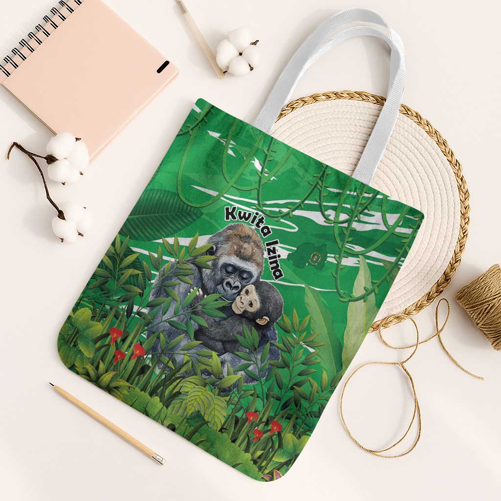 Rwanda Kwita Izina Tote Bag Name a Gorilla - Save a Species - Wonder Print Shop