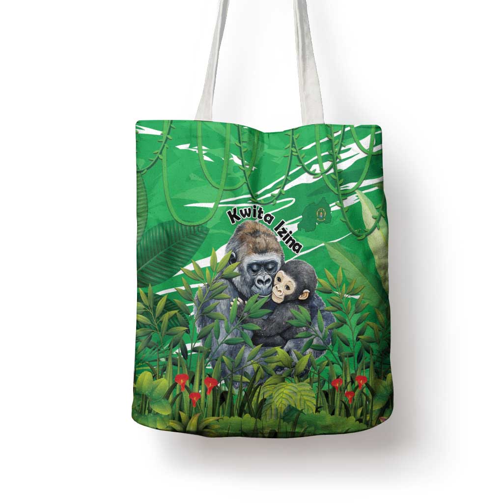 Rwanda Kwita Izina Tote Bag Name a Gorilla - Save a Species - Wonder Print Shop