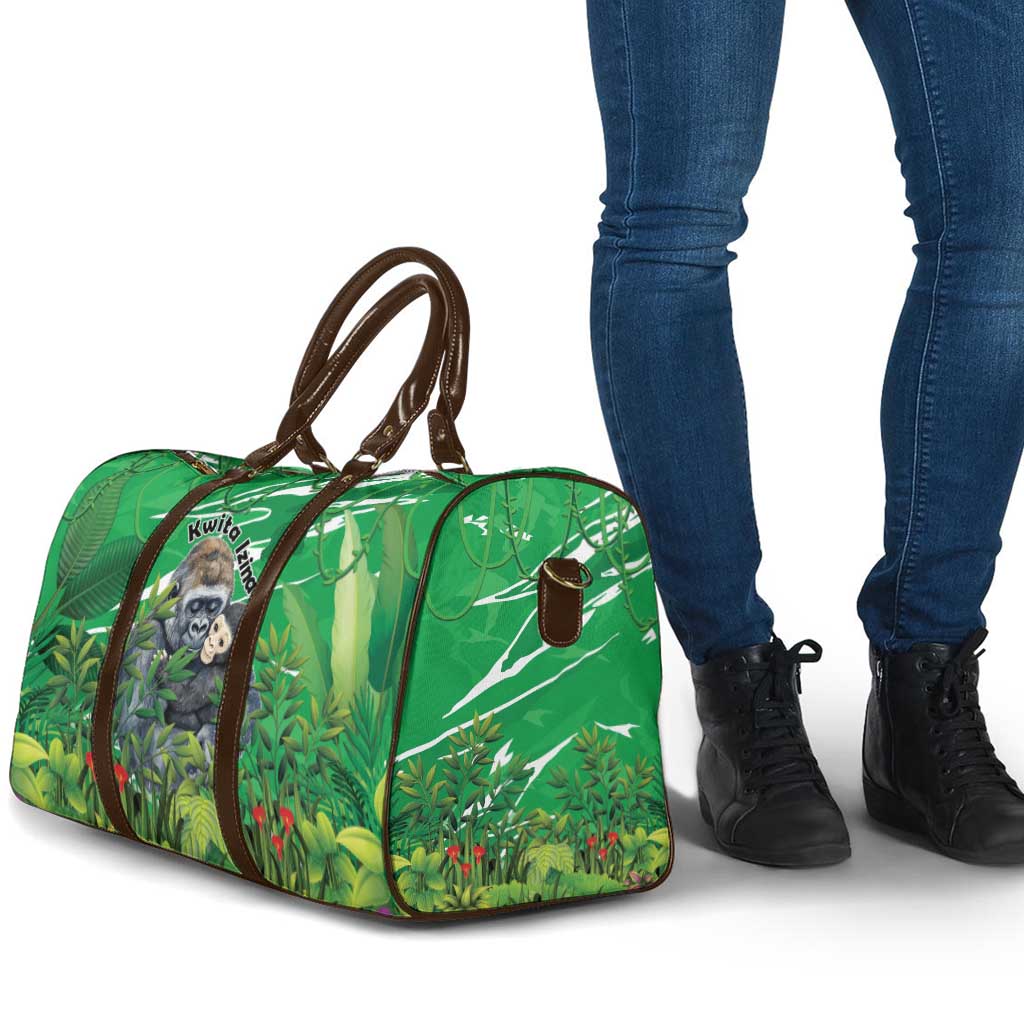 Rwanda Kwita Izina Travel Bag Name a Gorilla - Save a Species - Wonder Print Shop