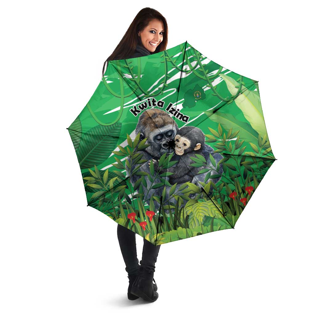 Rwanda Kwita Izina Umbrella Name a Gorilla - Save a Species - Wonder Print Shop