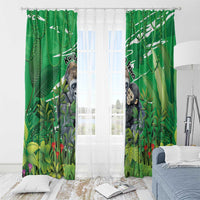 Rwanda Kwita Izina Window Curtain Name a Gorilla - Save a Species - Wonder Print Shop