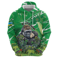 Personalized Rwanda Kwita Izina Zip Hoodie Name a Gorilla - Save a Species - Wonder Print Shop