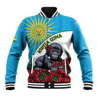 Personalized Rwanda Baby Gorilla Baseball Jacket Kwita Izina 2025 - Wonder Print Shop