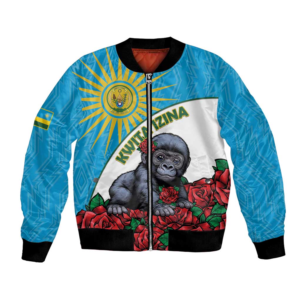 Personalized Rwanda Baby Gorilla Bomber Jacket Kwita Izina 2025 - Wonder Print Shop