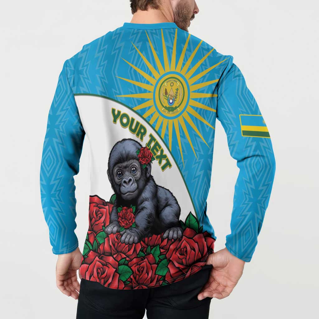 Personalized Rwanda Baby Gorilla Button Sweatshirt Kwita Izina 2025 - Wonder Print Shop