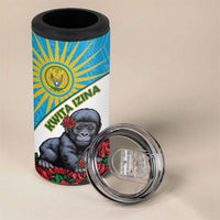Personalized Rwanda Baby Gorilla 4 in 1 Can Cooler Tumbler Kwita Izina 2025 - Wonder Print Shop