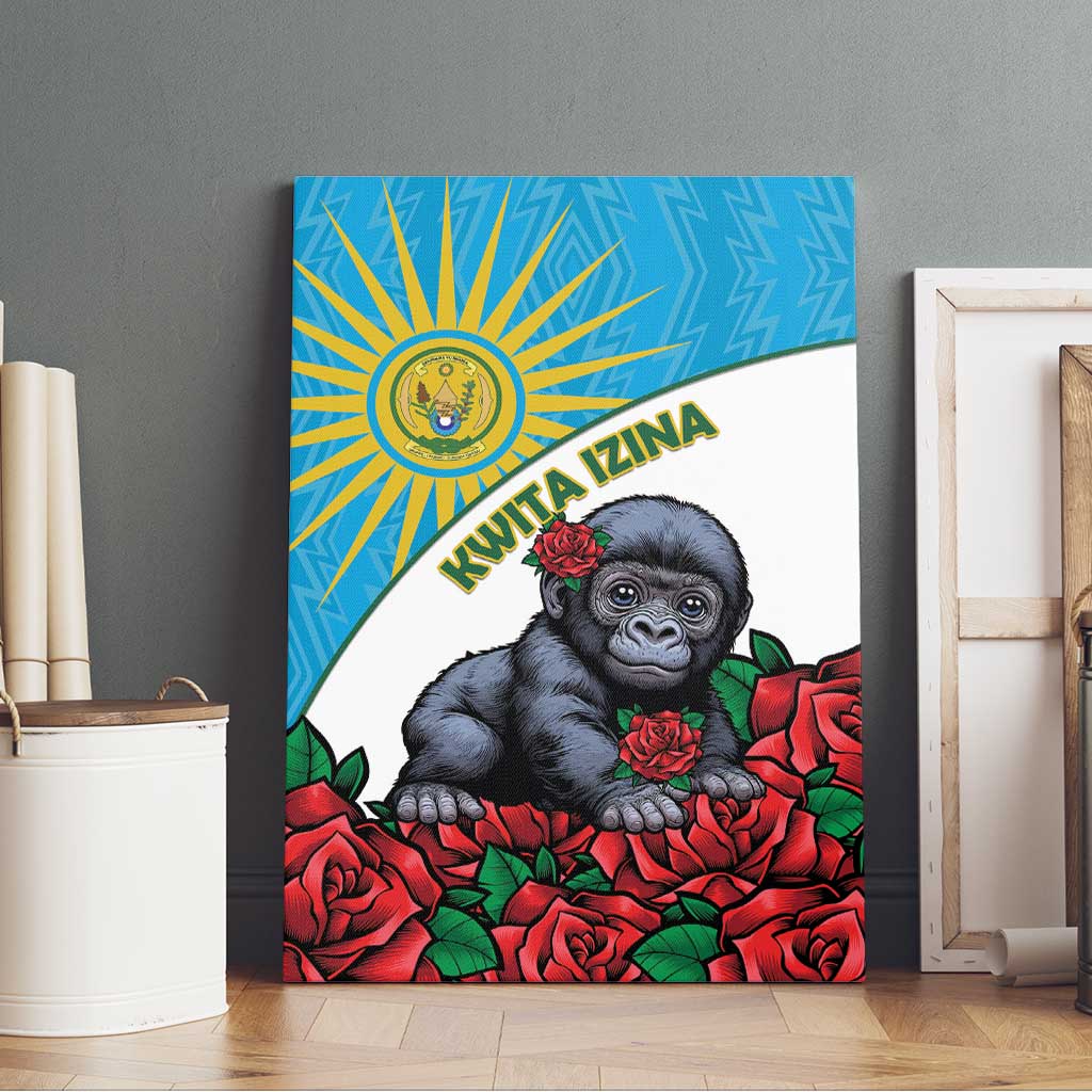 Rwanda Baby Gorilla Canvas Wall Art Kwita Izina 2025 - Wonder Print Shop