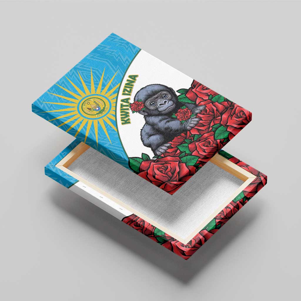 Rwanda Baby Gorilla Canvas Wall Art Kwita Izina 2025 - Wonder Print Shop