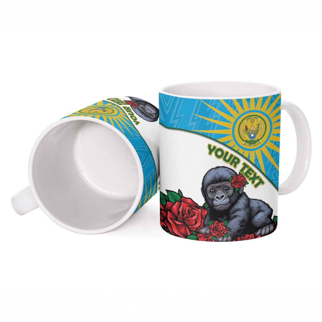 Personalized Rwanda Baby Gorilla Ceramic Mug Kwita Izina 2025 - Wonder Print Shop