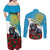 Personalized Rwanda Baby Gorilla Couples Matching Off Shoulder Maxi Dress and Long Sleeve Button Shirt Kwita Izina 2025 - Wonder Print Shop