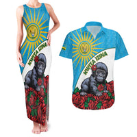 Personalized Rwanda Baby Gorilla Couples Matching Tank Maxi Dress and Hawaiian Shirt Kwita Izina 2025 - Wonder Print Shop