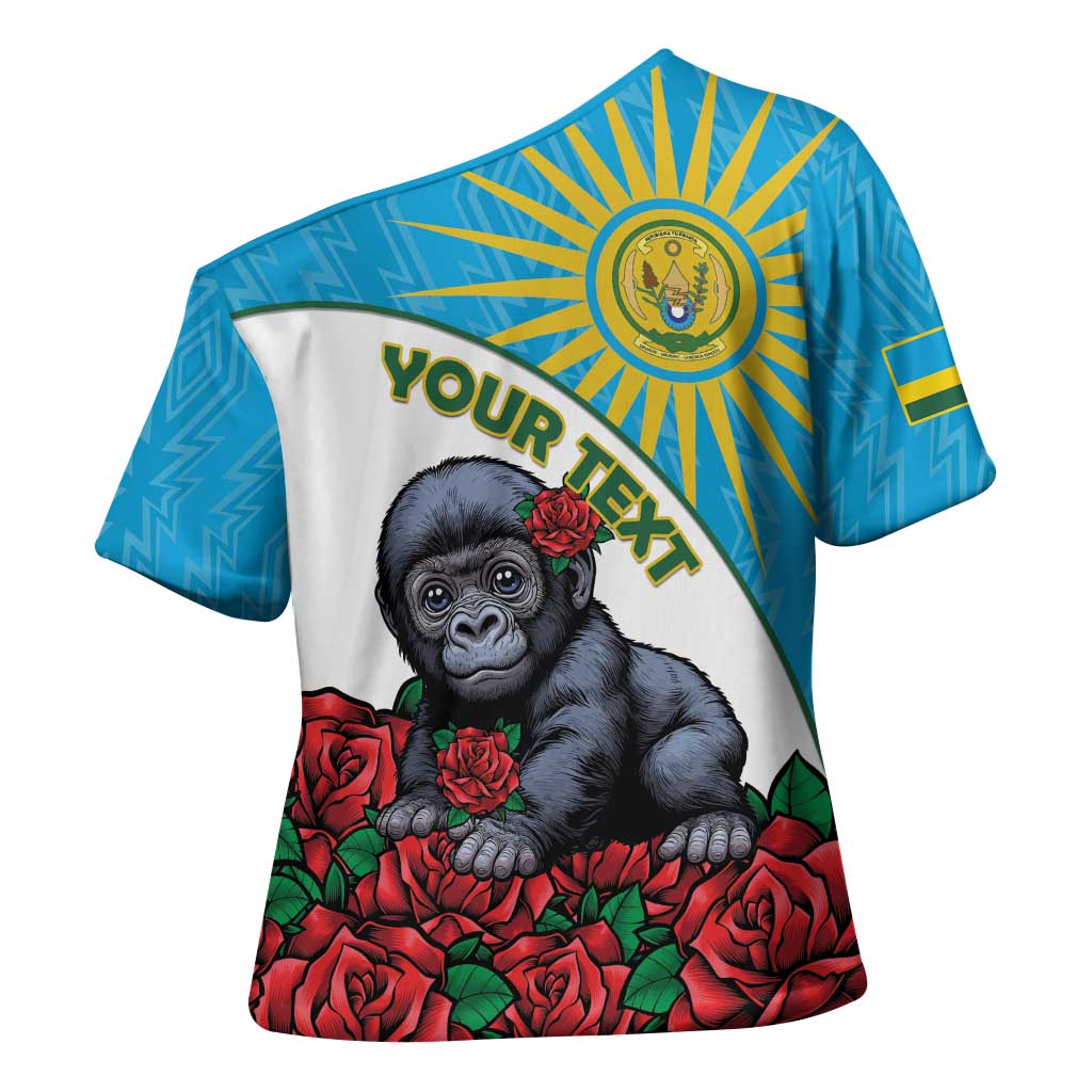 Personalized Rwanda Baby Gorilla Cross Shoulder Shirt Kwita Izina 2025 - Wonder Print Shop