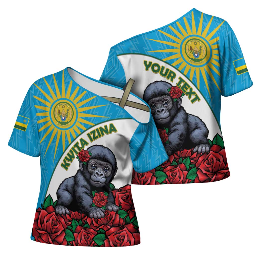 Personalized Rwanda Baby Gorilla Cross Shoulder Shirt Kwita Izina 2025 - Wonder Print Shop