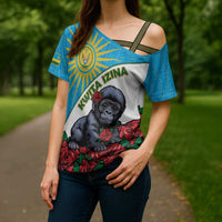 Personalized Rwanda Baby Gorilla Cross Shoulder Shirt Kwita Izina 2025 - Wonder Print Shop