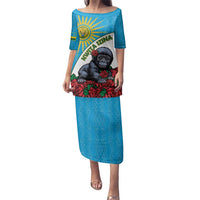 Personalized Rwanda Baby Gorilla Family Matching Puletasi and Hawaiian Shirt Kwita Izina 2025 - Wonder Print Shop