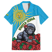 Personalized Rwanda Baby Gorilla Family Matching Tank Maxi Dress and Hawaiian Shirt Kwita Izina 2025 - Wonder Print Shop
