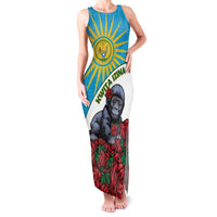 Personalized Rwanda Baby Gorilla Family Matching Tank Maxi Dress and Hawaiian Shirt Kwita Izina 2025 - Wonder Print Shop