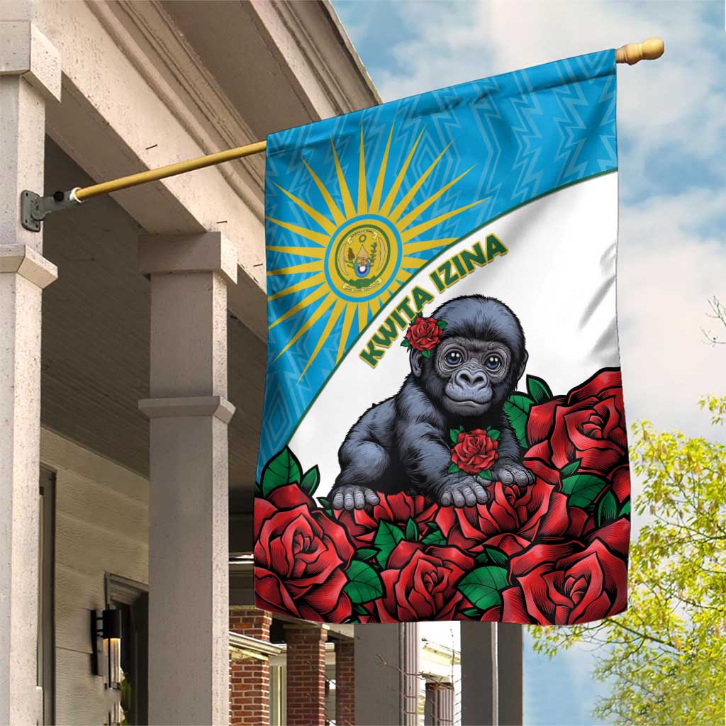 Rwanda Baby Gorilla Garden Flag Kwita Izina 2025 - Wonder Print Shop