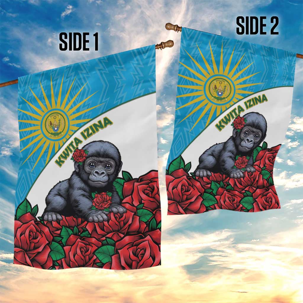 Rwanda Baby Gorilla Garden Flag Kwita Izina 2025 - Wonder Print Shop
