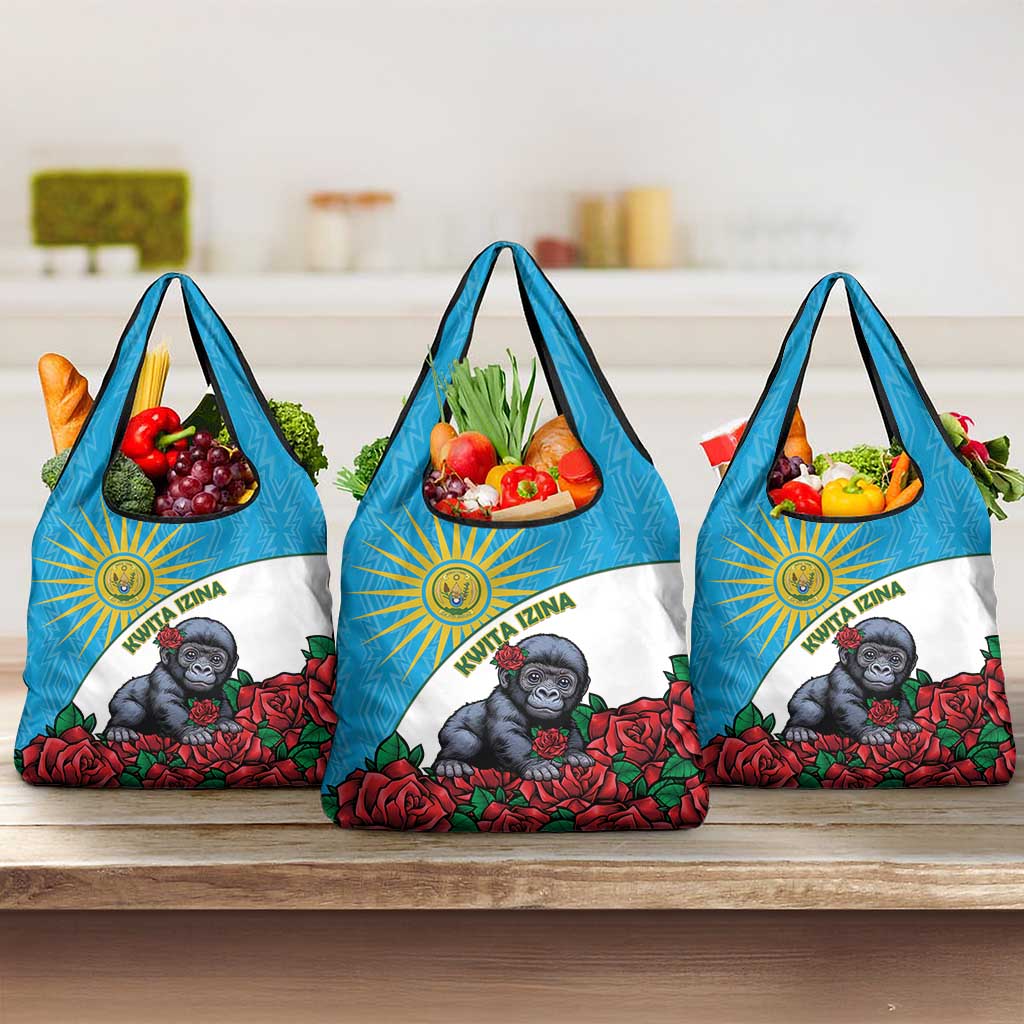 Rwanda Baby Gorilla Grocery Bag Kwita Izina 2025 - Wonder Print Shop