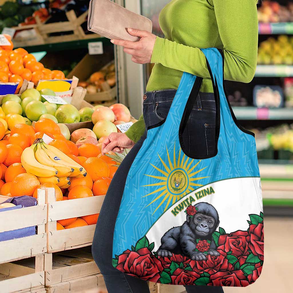 Rwanda Baby Gorilla Grocery Bag Kwita Izina 2025 - Wonder Print Shop