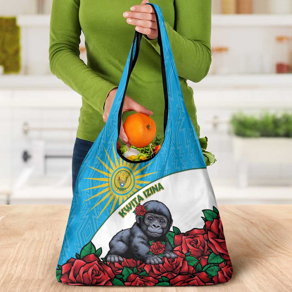 Rwanda Baby Gorilla Grocery Bag Kwita Izina 2025 - Wonder Print Shop