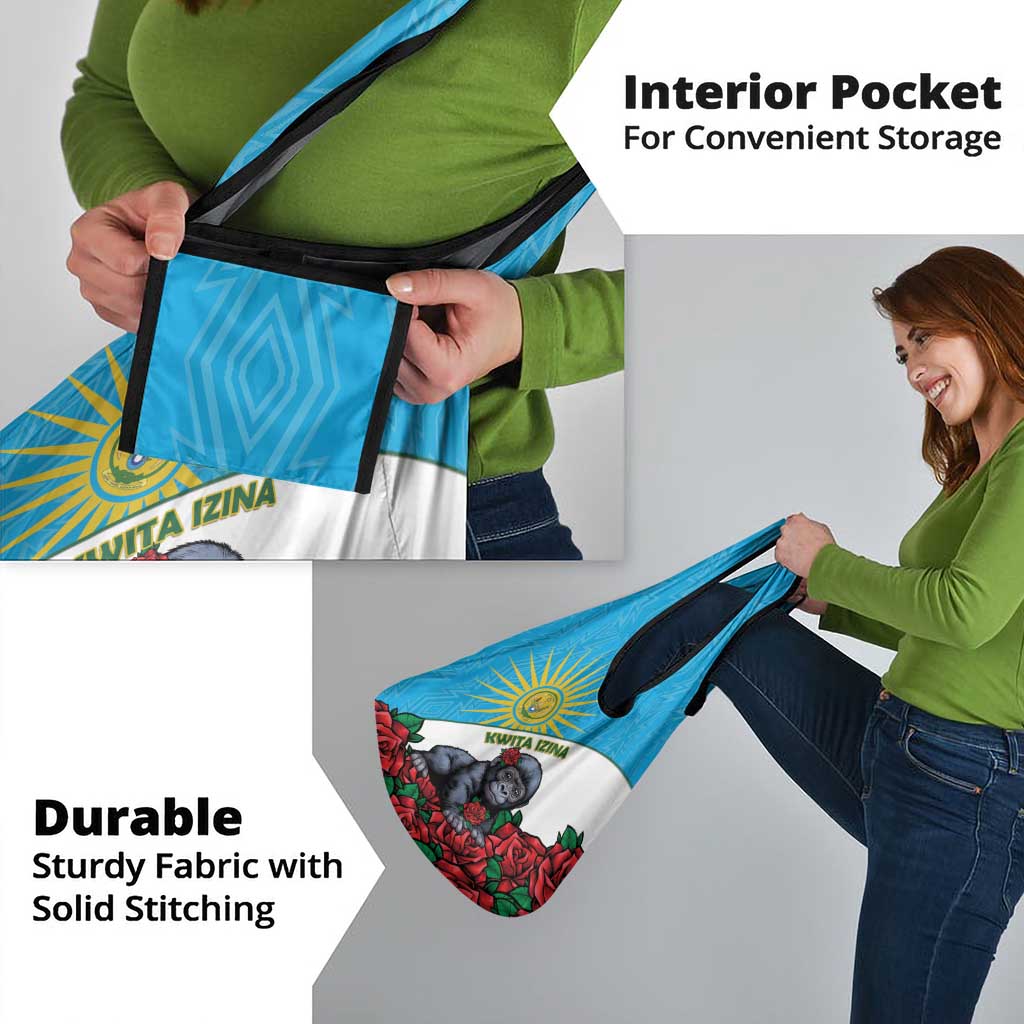 Rwanda Baby Gorilla Grocery Bag Kwita Izina 2025 - Wonder Print Shop