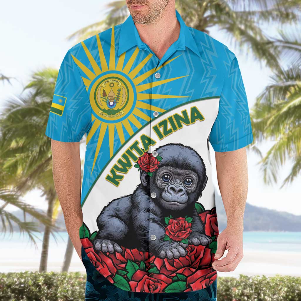 Personalized Rwanda Baby Gorilla Hawaiian Shirt Kwita Izina 2025 - Wonder Print Shop