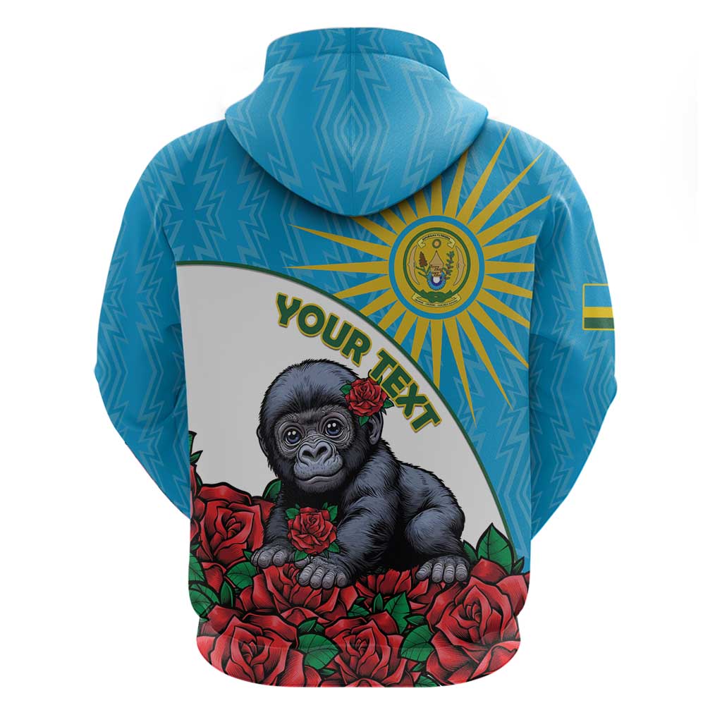 Personalized Rwanda Baby Gorilla Hoodie Kwita Izina 2025 - Wonder Print Shop