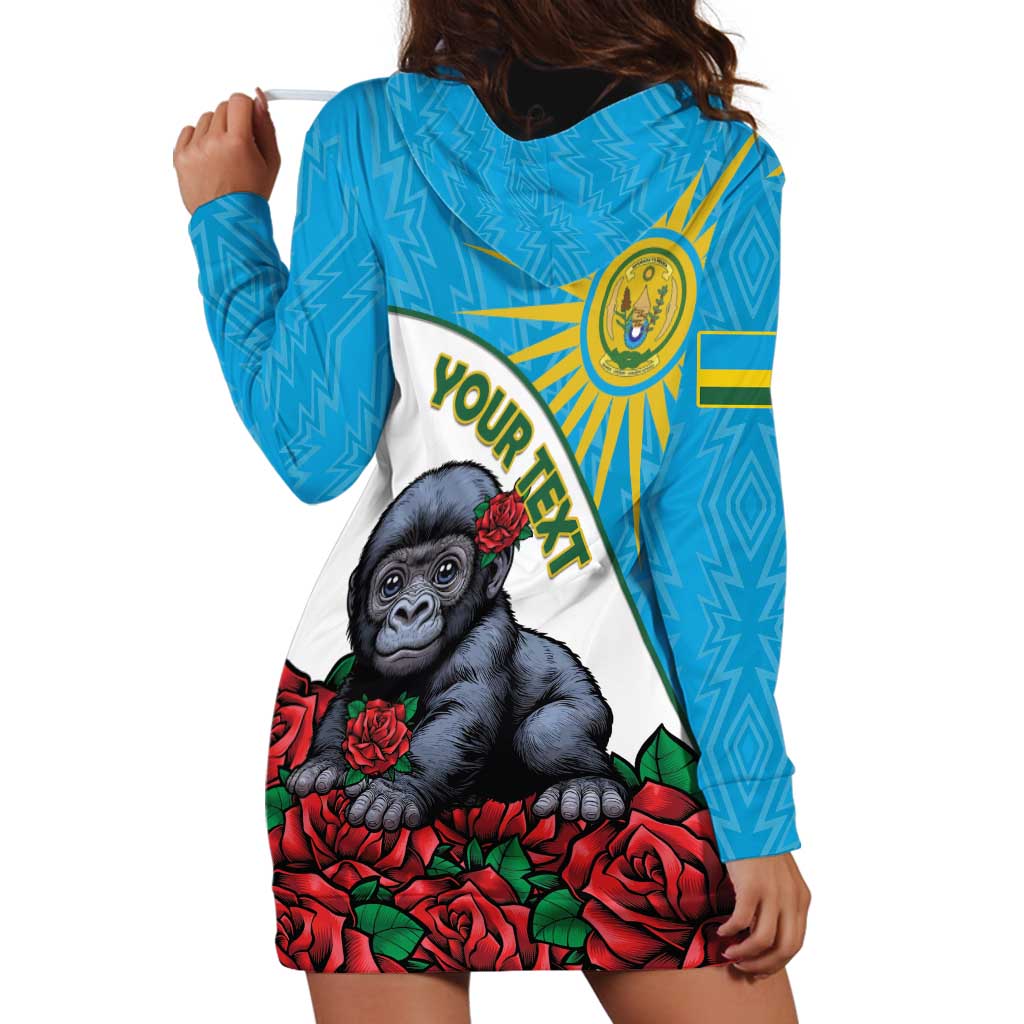 Personalized Rwanda Baby Gorilla Hoodie Dress Kwita Izina 2025 - Wonder Print Shop
