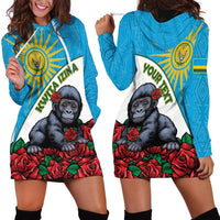 Personalized Rwanda Baby Gorilla Hoodie Dress Kwita Izina 2025 - Wonder Print Shop