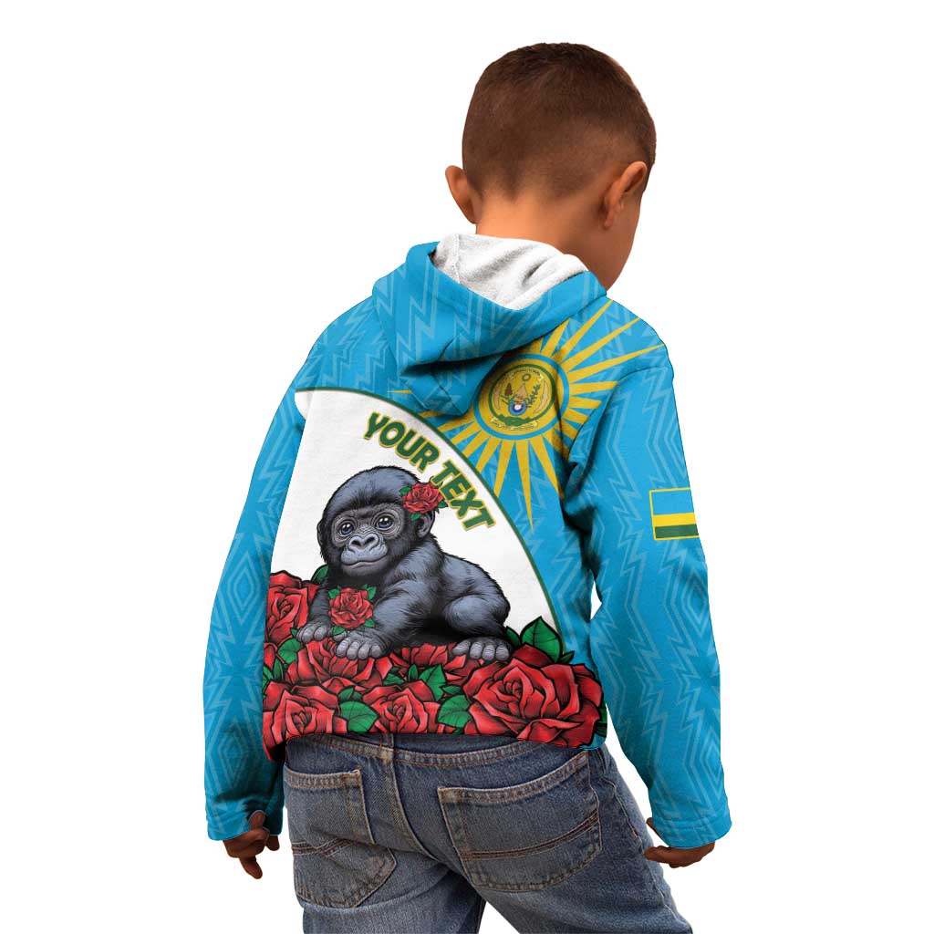 Personalized Rwanda Baby Gorilla Kid Hoodie Kwita Izina 2025 - Wonder Print Shop
