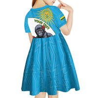 Personalized Rwanda Baby Gorilla Kid Short Sleeve Dress Kwita Izina 2025 - Wonder Print Shop