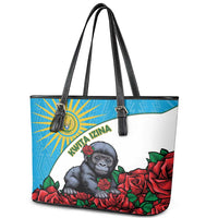 Rwanda Baby Gorilla Leather Tote Bag Kwita Izina 2025 - Wonder Print Shop