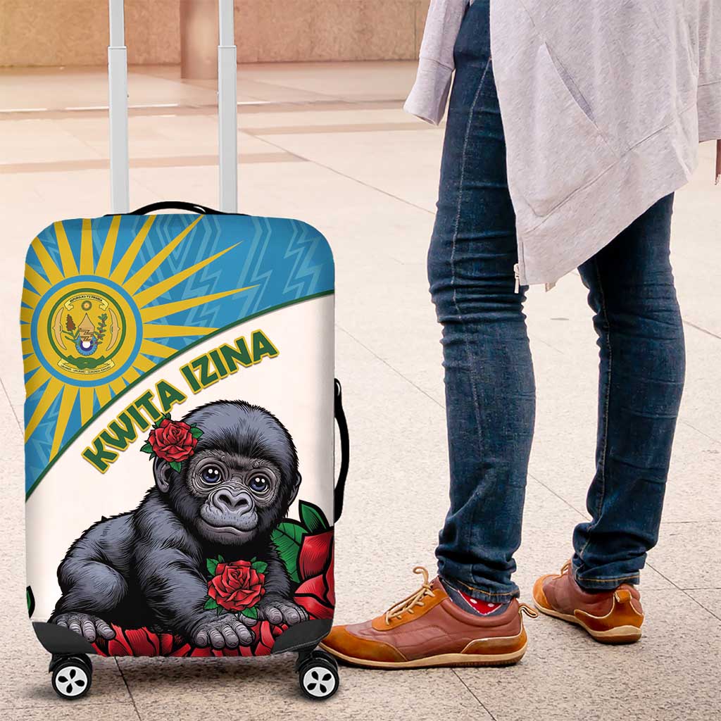 Rwanda Baby Gorilla Luggage Cover Kwita Izina 2025 - Wonder Print Shop