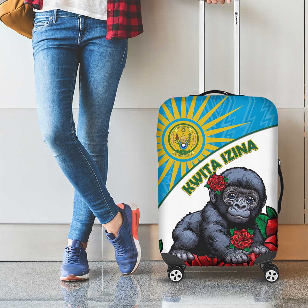 Rwanda Baby Gorilla Luggage Cover Kwita Izina 2025 - Wonder Print Shop