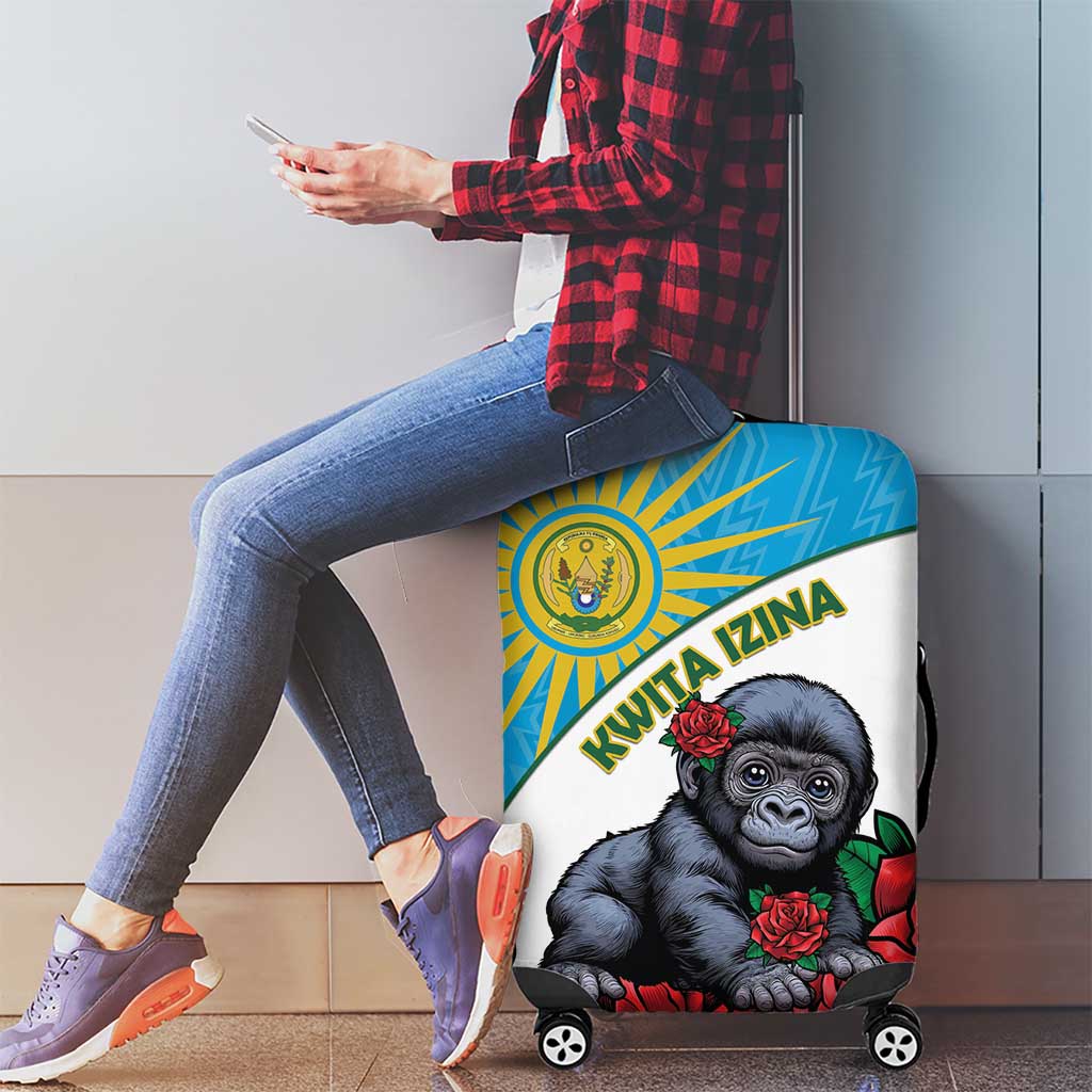 Rwanda Baby Gorilla Luggage Cover Kwita Izina 2025 - Wonder Print Shop