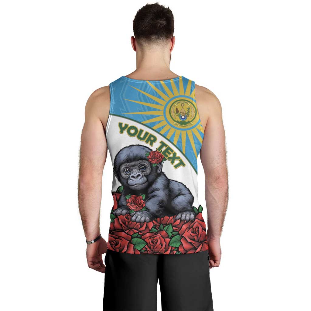 Personalized Rwanda Baby Gorilla Men Tank Top Kwita Izina 2025 - Wonder Print Shop