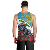 Personalized Rwanda Baby Gorilla Men Tank Top Kwita Izina 2025 - Wonder Print Shop