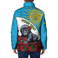 Personalized Rwanda Baby Gorilla Padded Jacket Kwita Izina 2025 - Wonder Print Shop