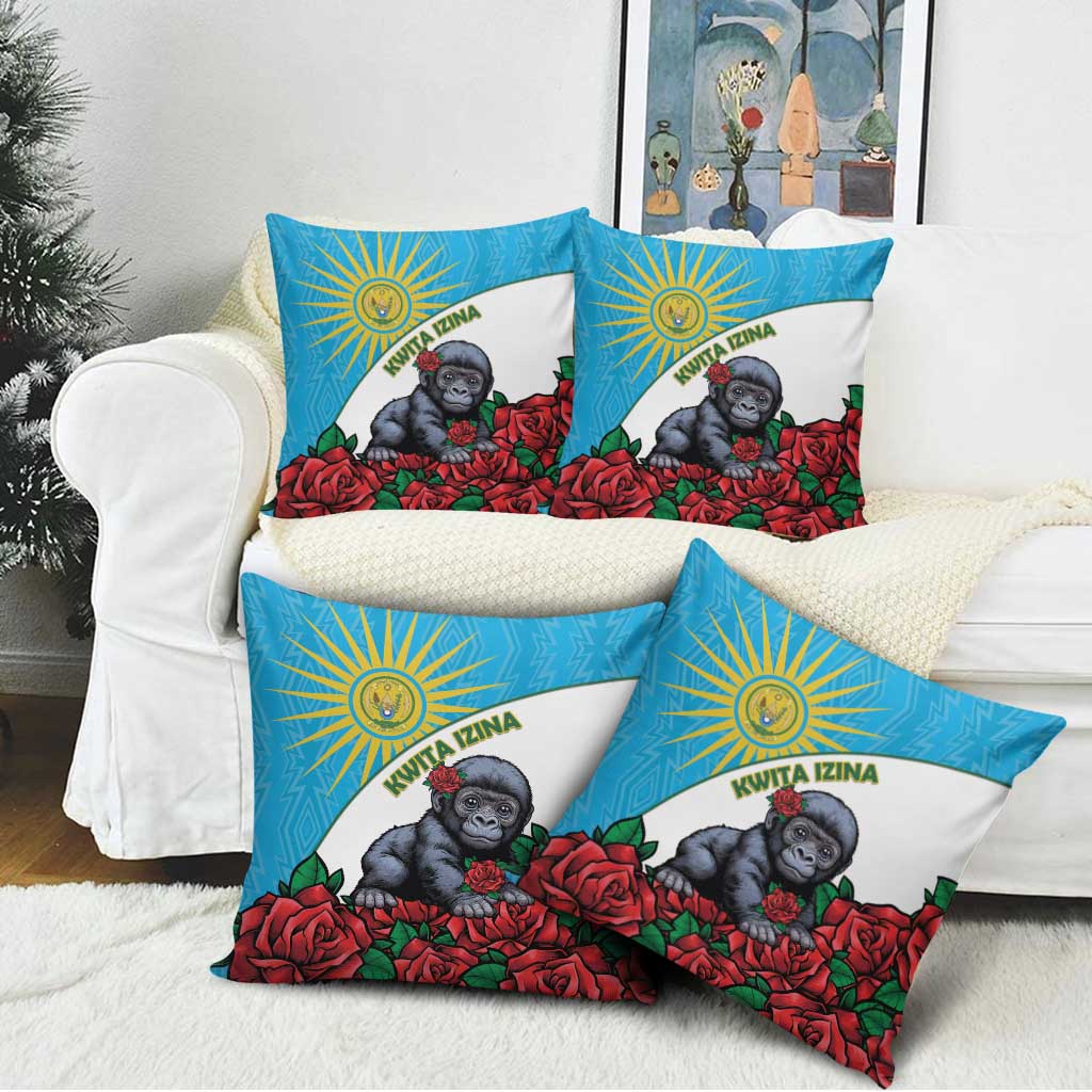 Rwanda Baby Gorilla Pillow Cover Kwita Izina 2025 - Wonder Print Shop