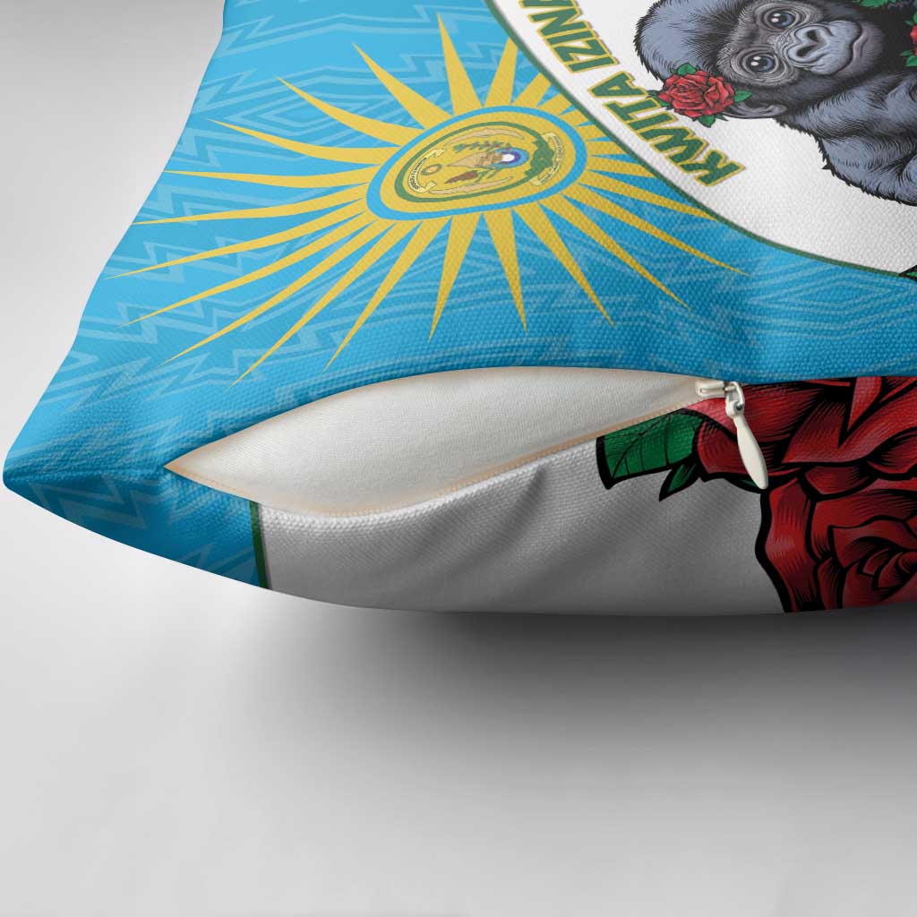 Rwanda Baby Gorilla Pillow Cover Kwita Izina 2025 - Wonder Print Shop