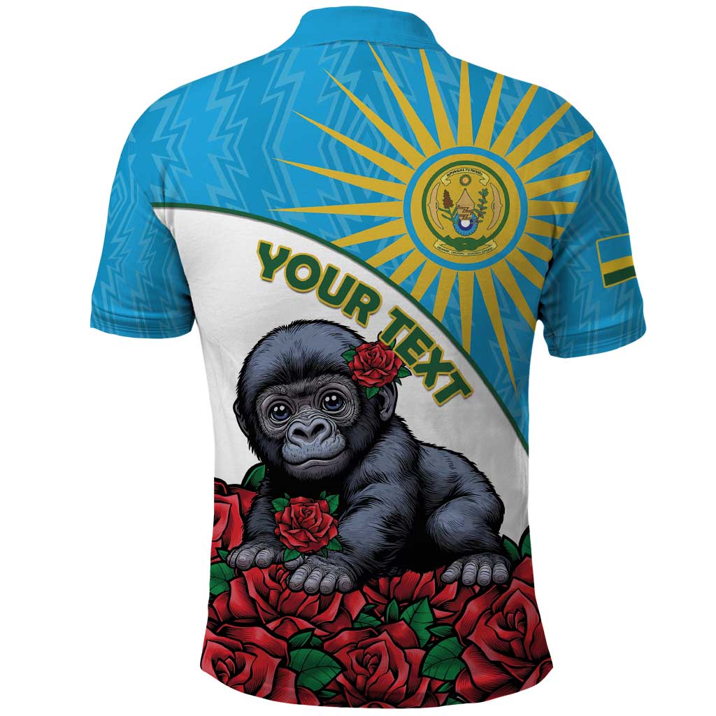 Personalized Rwanda Baby Gorilla Polo Shirt Kwita Izina 2025 - Wonder Print Shop