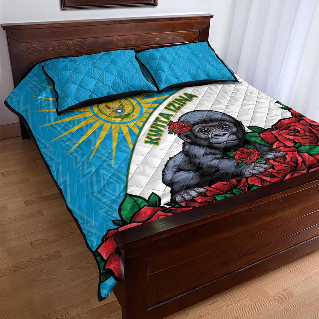 Rwanda Baby Gorilla Quilt Bed Set Kwita Izina 2025 - Wonder Print Shop