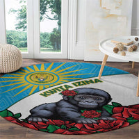 Rwanda Baby Gorilla Round Carpet Kwita Izina 2025 - Wonder Print Shop