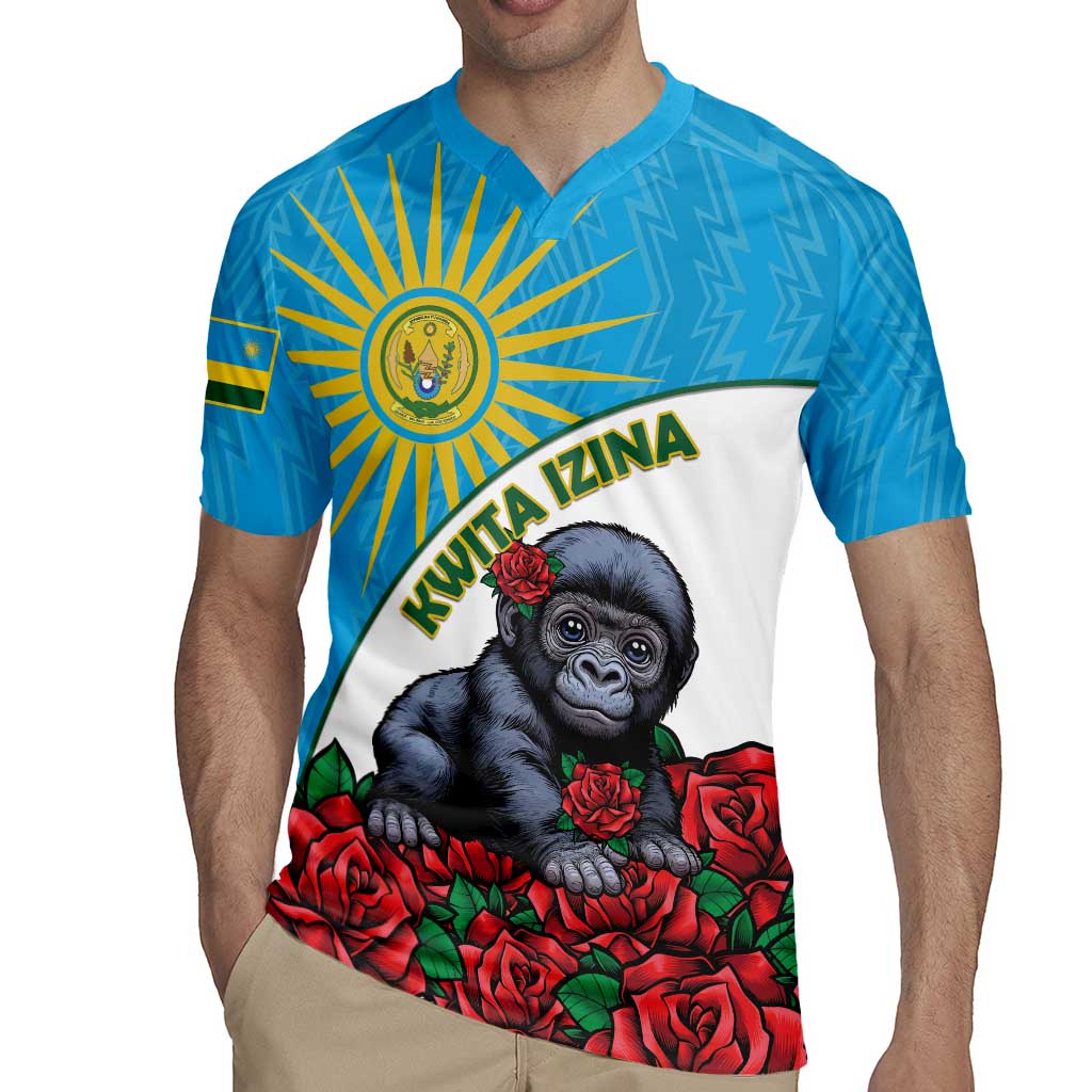 Personalized Rwanda Baby Gorilla Rugby Jersey Kwita Izina 2025 - Wonder Print Shop