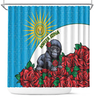 Rwanda Baby Gorilla Shower Curtain Kwita Izina 2025 - Wonder Print Shop